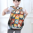 thumbnail image 6 of FORMRS School Backpack 17" Student Travel Bag with Laptop Compartment, Yellow Checkered Daisy, 6 of 7