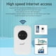 thumbnail image 4 of 3X Enrutador Módem LTE 4G 5G, Punto de Acceso de 300 Mbps para Hasta 10 Dispositivos, Ranura para Tarjeta SIM, Batería de 2100 MAh, para Viajes, Viajes de Negocios, 4 of 5