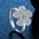 thumbnail image 1 of Fiudx Joyería de Circonita Cúbica, Elegante Anillo con Diseño de Mariposa, Accesorio de Compromiso con Significado, Regalo Único para Seres Queridos, Celebración de Propuesta de Matrimonio, Momentos, 1 of 6