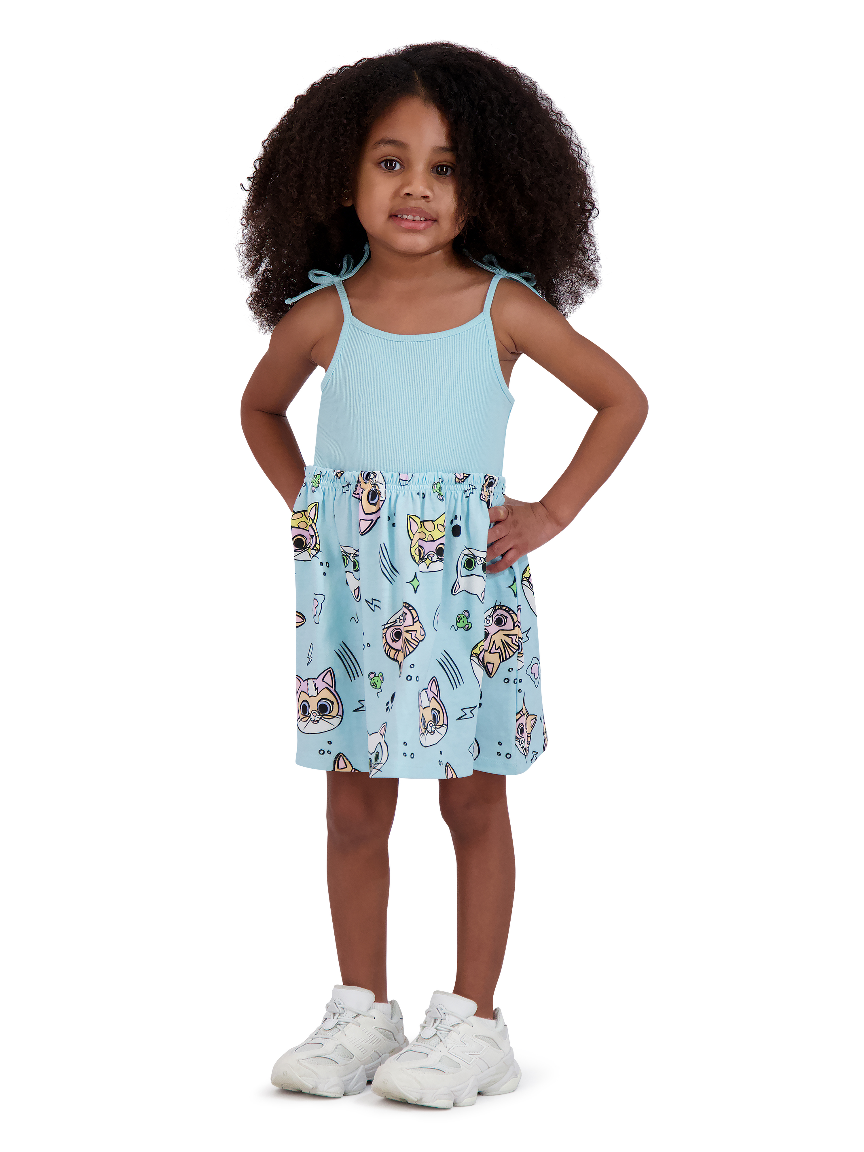 Toddler Girl 3 Piece Dress and Short Set Bundle, Sizes 12 Months-5T