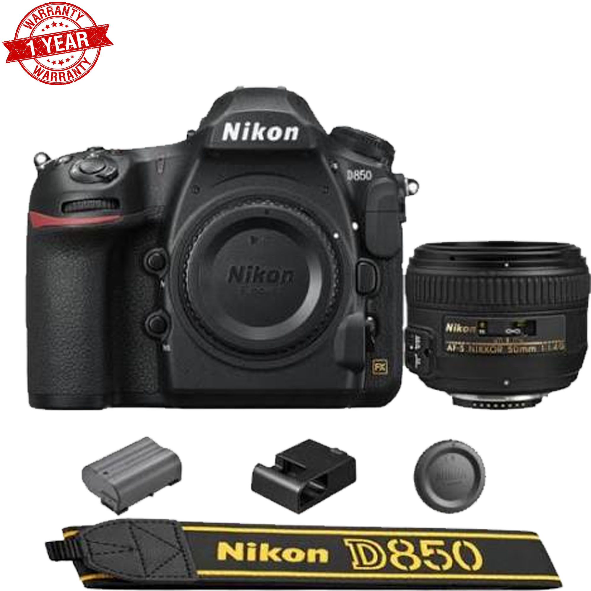 Nikon D850 DSLR Camera + AF-S NIKKOR 50mm f/1.4G Lens - image 1 of 1