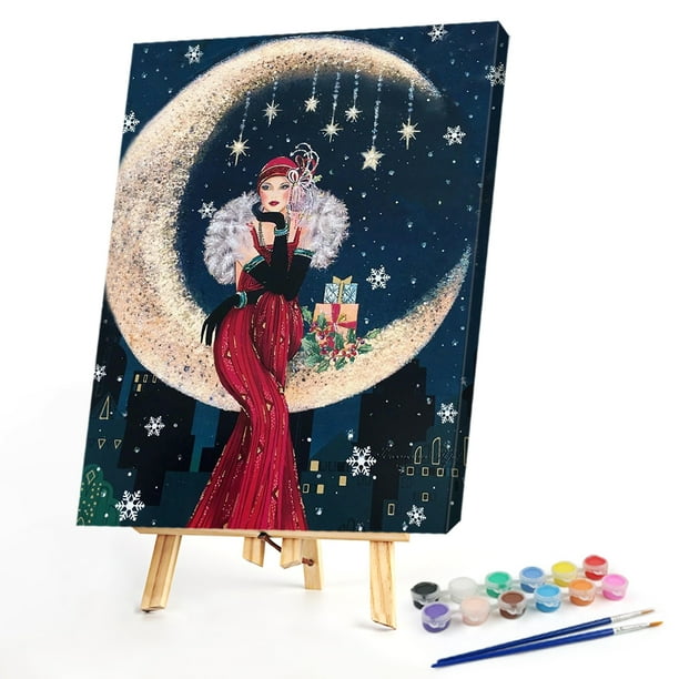 Pintura Por Números Para Adultos, Kit De Pintura Al óleo Artesanal