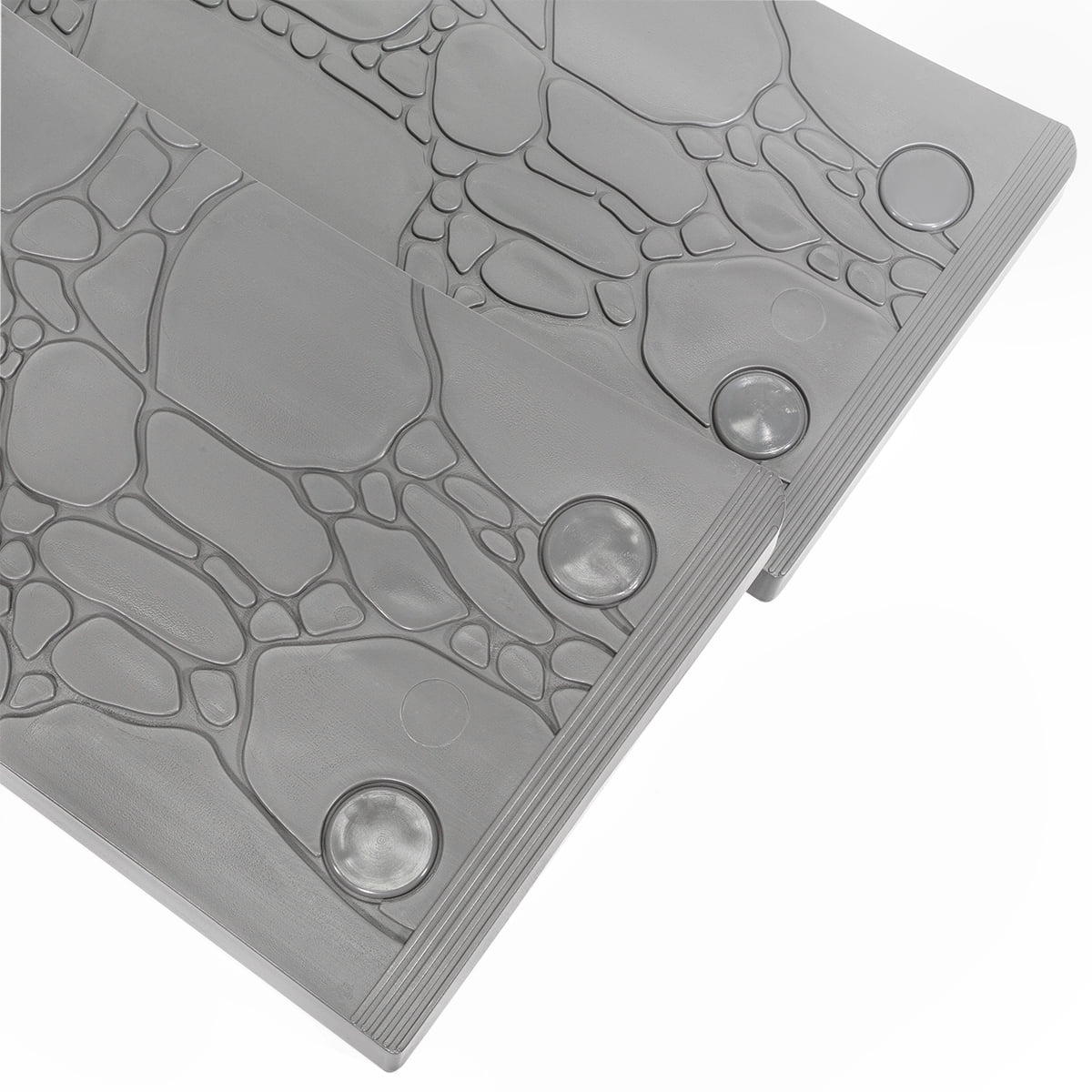 XtremepowerUS Spa and Hot Tub Step, Universal Camper Step, Anti-Slip, Hot Tub Step Gray