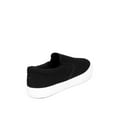 thumbnail image 3 of Slip On Women's Canvas Sneakers in Black, 3 of 3