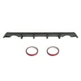 thumbnail image 2 of Rear Bumper, Black Diffuser, Rear Bumper Lip Rear Spoiler Matte Black Bumper Diffuser Replacement Fit for   Sedan 2016-2018, 2 of 8
