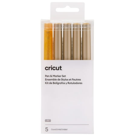 UPC: 0093573855344 | Cricut Pen Set Multi Gold 5pc