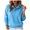 Blue, variant on Sweaters Women Polo Collared Knit Long Sleeve Pullover | Soft Lightweight Cozy Feel, Winter Dressy (Green, M)