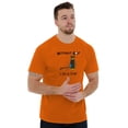 thumbnail image 5 of Without Golf Caddy Club Golfer Men's Graphic T Shirt Tees Brisco Brands L, 5 of 6