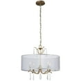 thumbnail image 3 of Minka Lavery 4 Light 240W Semi Flush Mount Ceiling Light 4443-582 , Brio Gold, 3 of 3