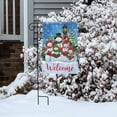 thumbnail image 4 of Briarwood Lane Caroling Snowmen Christmas Garden Flag, 4 of 4