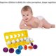 thumbnail image 3 of Juego de clasificación con forma de huevo para niños pequeños, juguete educativo de seguridad y 12 huevos no tóxicos, 3 of 5