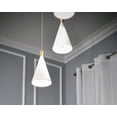 thumbnail image 6 of ET2 E24623-WTMG 13 in. Norsk LED Multi-Light Pendant Ceiling Light, White & Metallic Gold, 6 of 7