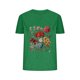 thumbnail image 1 of Blusas de Verano de las Mujeres Flor Impresa Cuello Redondo Manga Corta Superior, Verano Superior de las Mujeres, 1 of 4