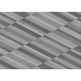thumbnail image 1 of Ahgly Company Machine Washable Indoor Rectangle Transitional Dark Gray Area Rugs, 2' x 5', 1 of 7