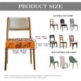 thumbnail image 6 of SEANATIVE Happy Thanksgiving Dining Chair Covers 2 Pack Chair Seat Covers for Dining Room Universal Chair Slip Covers Dining Chair Slipcovers Fall Farmhouse Dining Chair Upholstered Covers, 6 of 7