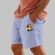 thumbnail image 4 of Pantalones Cortos para Hombre Cintura Elástica con Bolsillos Color Sólido Casual Cordón Suelto Pantalones Cortos de Ejercicio, 4 of 4