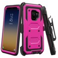 thumbnail image 1 of SOGA Cover for Samsung Galaxy S9 Plus Case [TriGuard] Shockproof Rugged Hybrid Armor Case Cover with Belt Clip Holster - Purple, 1 of 5