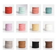 thumbnail image 2 of 4pcs 5Meters DIY Artificial Strap String Leather Lace Beading Thread Suede Lace Double Sided with Roll Spool(Random 4 Colors), 2 of 8