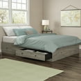 thumbnail image 3 of Sauder Cannery Bridge Queen Storage Mates Bed, Mystic Oak Finish, 3 of 11