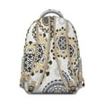 thumbnail image 3 of Ethnic Vintage Boho Backpack - Tribal Design & Durable Oxford Material | Spacious 17" Laptop Sleeve, Water-Resistant Daypack for School & Travel, 3 of 6