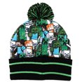thumbnail image 2 of Kids Minecraft Fleece Knit Cuff Hat and Ski Gloves Set, 2 of 2