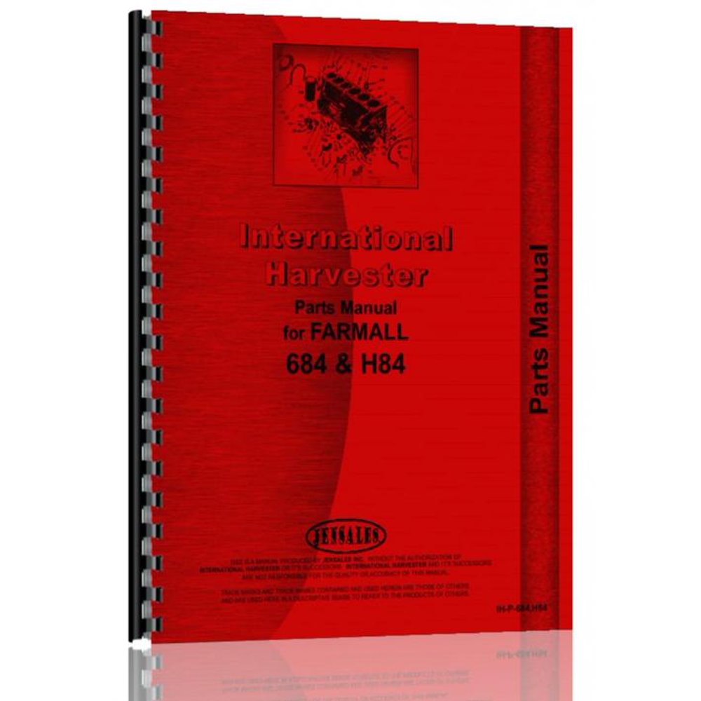 International Harvester 84 Hydro Tractor Parts Manual - Walmart.com