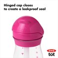 thumbnail image 5 of OXO Tot Transitions Straw Cup 9 Oz - Pink, 5 of 10