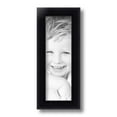 thumbnail image 2 of ArtToFrames 4" x 12" Satin Black Bull Nose Picture Frame, 4x12 inch Black Wood Poster Frame (WOM-1417), 2 of 7