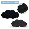 thumbnail image 3 of "Antifaz Nube 3d Dormir Adjustable Respirable + Tapones Oidos forma de nube Lab.G, Negro", 3 of 5