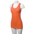 thumbnail image 5 of A2Y Women's Basic Solid Soft Cotton Scoop Neck Racer-Back Tank Top, 5 of 6