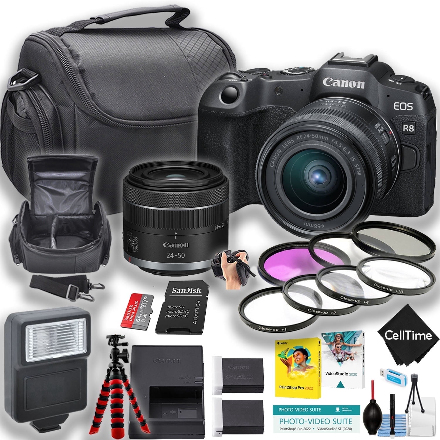 Canon EOS RP Mirrorless Camera w/ RF 24-240mm Lens F/4-6.3 IS USM