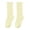Beige, variant on Unisex Kids Sock Mid-Calf Socks with Ruffled Trim Soft, Stretchy Socks for Everyday Wear For Boys & Girls Khaki Size 6-14 Years