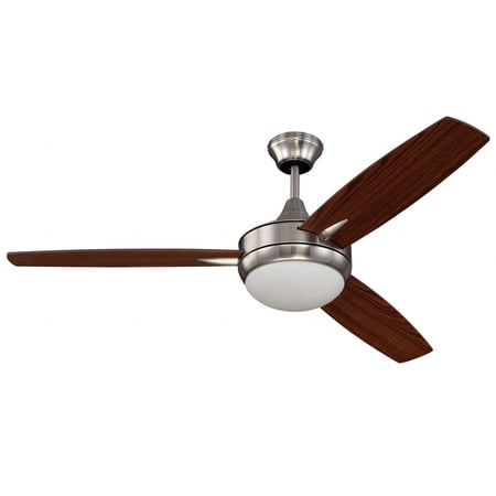 

Craftmade Tg523 Targas 52 3 Blade Reverse Airflow Ceiling Fan - Nickel