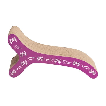 Catit Style Scratcher with Catnip, Butterfly Chaise