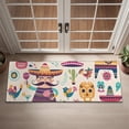 thumbnail image 2 of Colorful Mexican Elements Door Rugs,Washable Non Slip Door Mats Indoor,Decorative Door Mats,Entry Mat Indoor for Entrance,Bedroom,Kitchen,Bathroom,16"x47", 2 of 6