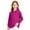 21# Hot Pink, variant on Unisex Kids Long Sleeve Mesh Polo Shirts Quick Dry Moisture Wicking Breathable Lightweight School Uniform Sports Wear Tops Dark Green 100