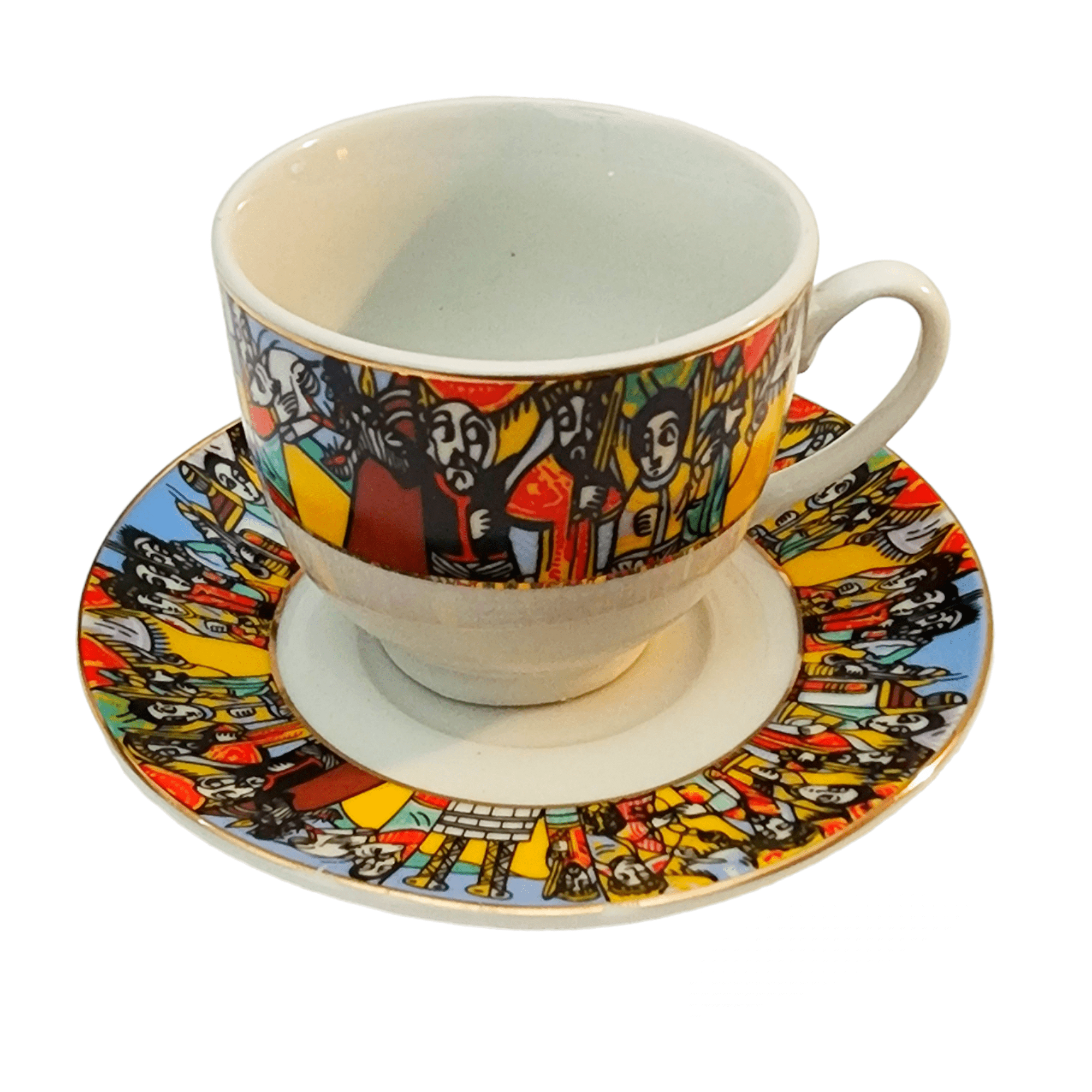 Etege Ethiopia 3 oz Ceramic Coffee Cups (12 Count)