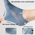 thumbnail image 4 of Porttalent Ultra Thin Liner Non Slip No Show Socks, Casual Breathable Mesh Socks For Womens, Non Slip & Low Cut, 4 of 6