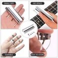 thumbnail image 3 of Raindrops 1Set Metal Guitar Slide Bar Stainless Steel Firm Finger Slide for Durable Practical Use, 3 of 8