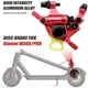 thumbnail image 5 of Pinzas de freno de disco hidráulico de tracción de línea HB100 para rueda trasera de scooter eléctrico Xiaomi M365/Pro 1S, freno de aleación de aluminio, juego rojo y negro, 5 of 5