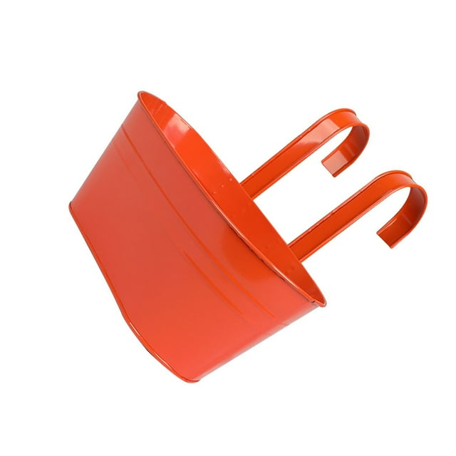 ZheElen Detachable Hanging Flower Pot. Strong And Lightweight For Easy Gardening Stylish Decoration orange red 1Set
