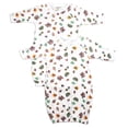 thumbnail image 1 of Bambini Girls Print Infant Gowns - 2 Pack, 1 of 2