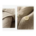 thumbnail image 6 of MESSUEN Summer Business Loose Fit Sleeveless Casual Sleeveless Basic Womens Tops Crop Top Casual Basic Linen Shirts for Women Comfort Blouses for Women Casual Beige L, 6 of 8