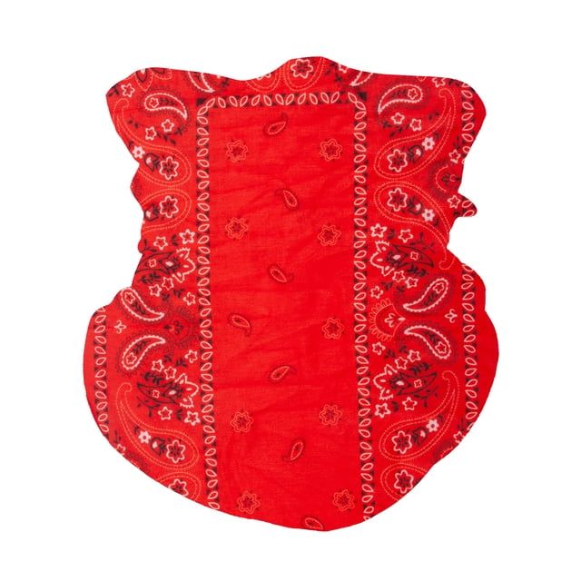 Top Headwear Couvre-Visage Tour de Cou - Paisley Rouge Vif