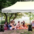 thumbnail image 2 of SereneLife Commercial Instant Shelter Foldable/Collapsible Sunshade Canopy Pop Up Tent (White), 2 of 8