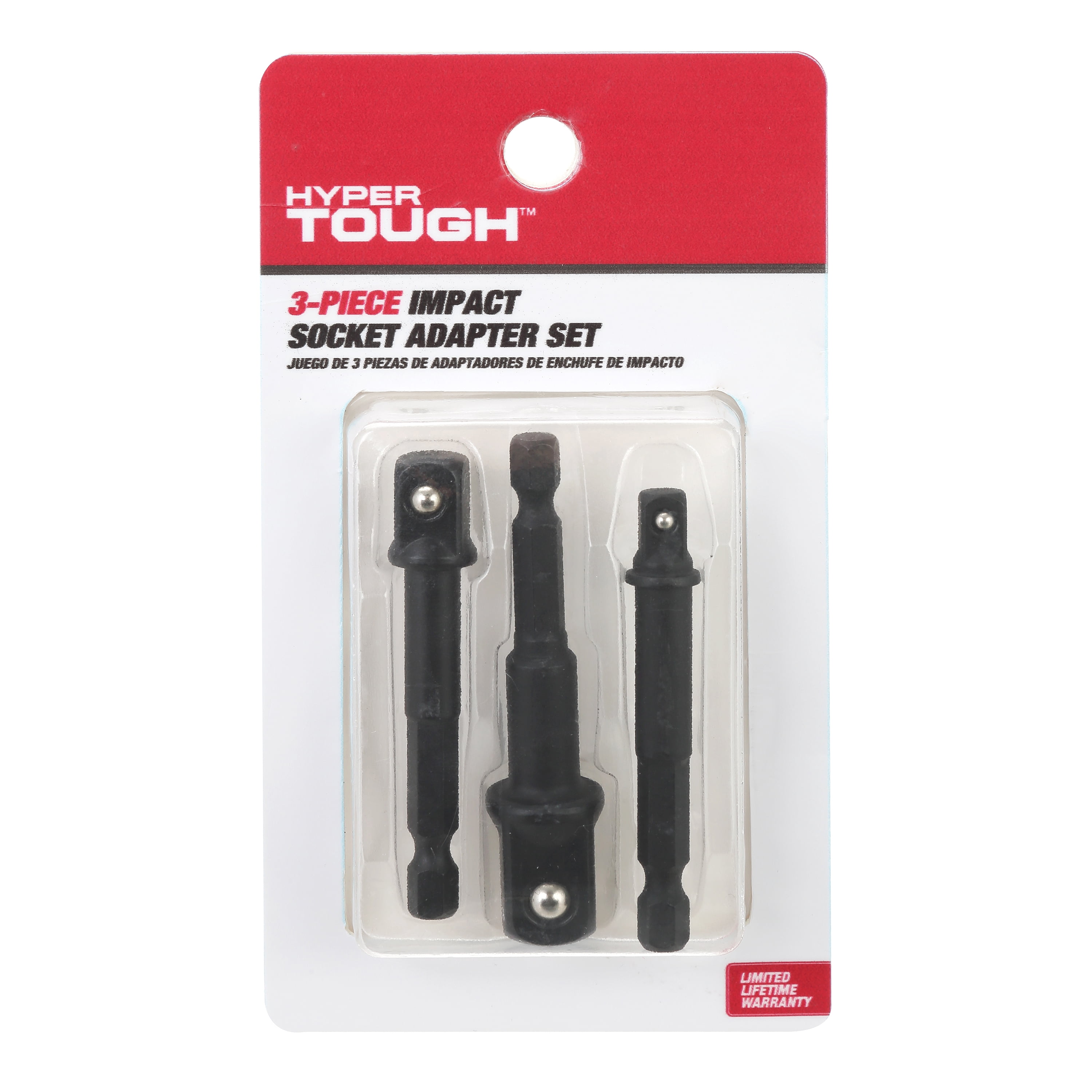 Hyper Tough 3 Piece Impact Rated Socket Adapter Set