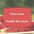 thumbnail image 5 of Mainstays Juicy Watermelon Scented 3-Wick Candle, 11.5oz, 5 of 8
