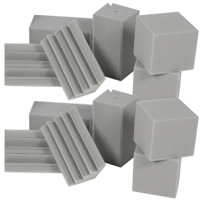 MasteelfCA 16pcs Bass Traps Noise Dampening Padding Corner Low Frequency Trap for Recording Studio