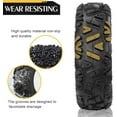 thumbnail image 4 of Ktaxon Set of 2 26x8-12 ATV & UTV All Terrain Tires, 6 Ply Tubeless Non-Directional Knobby Mud Tires, 4 of 6