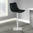 thumbnail image 2 of Armen Living Attica Adjustable Swivel Bar Stool in Vintage Black, 2 of 7